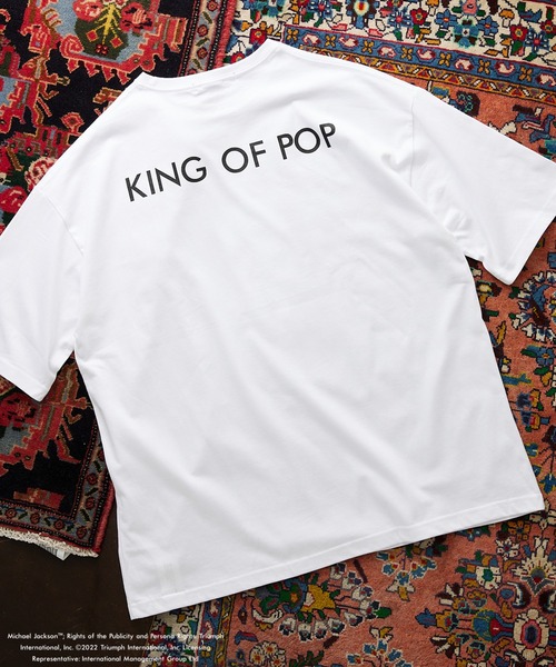 JOURNAL STANDARD relume(ジャーナルスタンダード レリューム)の「【MICHAEL JACKSON / マイケルジャクソン】BEST TRACKS Tシャツ(Tシャツ/カットソー・メンズ・ホワイト/ブラック/ホワイト系その他/ブラック系その他/ホワイト系その他2/ブラック系その他2・MEDIUM/X-LARGE)」の20枚目の写真