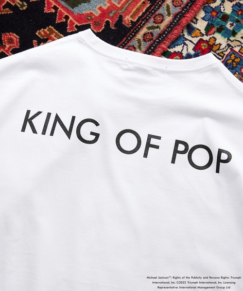 JOURNAL STANDARD relume(ジャーナルスタンダード レリューム)の「【MICHAEL JACKSON / マイケルジャクソン】BEST TRACKS Tシャツ(Tシャツ/カットソー・メンズ・ホワイト/ブラック/ホワイト系その他/ブラック系その他/ホワイト系その他2/ブラック系その他2・MEDIUM/X-LARGE)」の21枚目の写真
