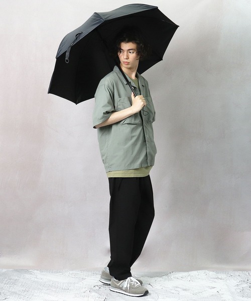 Amvel（アンベル）の「【 Amvel / アンベル 】 晴雨兼用 長傘 A2742 TOUGH 日傘 UVカット 丈夫 AMI（長傘・メンズ・ネイビー/ブラック/カーキ/オリーブドラブ・FREE）」の14枚目の写真