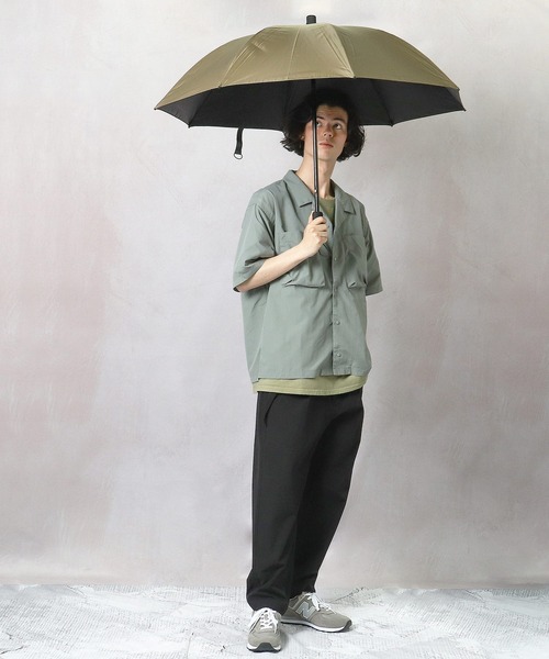 Amvel（アンベル）の「【 Amvel / アンベル 】 晴雨兼用 長傘 A2742 TOUGH 日傘 UVカット 丈夫 AMI（長傘・メンズ・ネイビー/ブラック/カーキ/オリーブドラブ・FREE）」の16枚目の写真