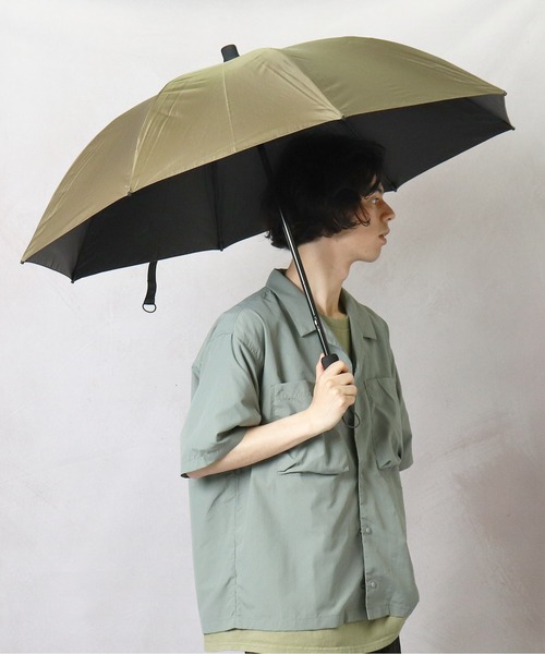 Amvel（アンベル）の「【 Amvel / アンベル 】 晴雨兼用 長傘 A2742 TOUGH 日傘 UVカット 丈夫 AMI（長傘・メンズ・ネイビー/ブラック/カーキ/オリーブドラブ・FREE）」の17枚目の写真