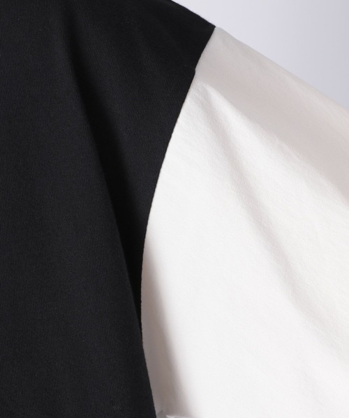 niko and...(ニコアンド)の「アソートカラーブロックTシャツ(Tシャツ/カットソー・メンズ・ブラック/オフホワイト/ブルー/グリーン・MEDIUM/LARGE)」の11枚目の写真