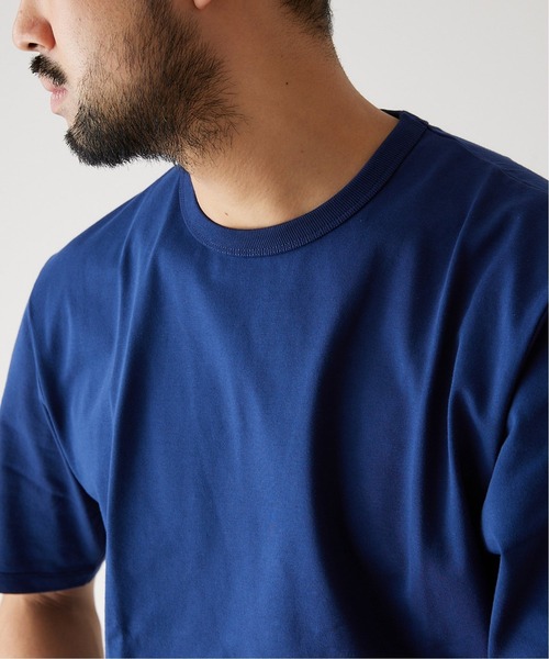 417 EDIFICE（フォーワンセブンエディフィス）の「【ICE COOLING / アイスクーリング】”接触冷感” Tシャツ（Tシャツ/カットソー・メンズ・ホワイト/ネイビー/グリーン/ライトグリーン/サックスブルー・MEDIUM/LARGE/X-LARGE/SMALL）」の4枚目の写真