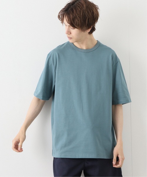 417 EDIFICE（フォーワンセブンエディフィス）の「【ICE COOLING / アイスクーリング】”接触冷感” Tシャツ（Tシャツ/カットソー・メンズ・ホワイト/ネイビー/グリーン/ライトグリーン/サックスブルー・MEDIUM/LARGE/X-LARGE/SMALL）」の3枚目の写真