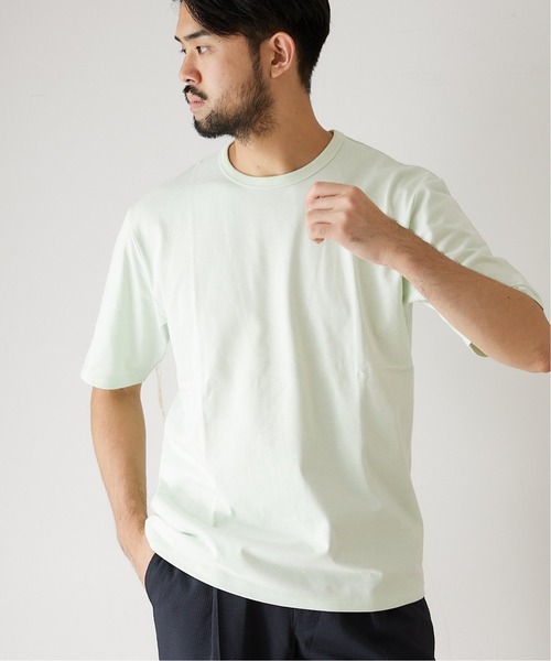 417 EDIFICE（フォーワンセブンエディフィス）の「【ICE COOLING / アイスクーリング】”接触冷感” Tシャツ（Tシャツ/カットソー・メンズ・ホワイト/ネイビー/グリーン/ライトグリーン/サックスブルー・MEDIUM/LARGE/X-LARGE/SMALL）」の18枚目の写真