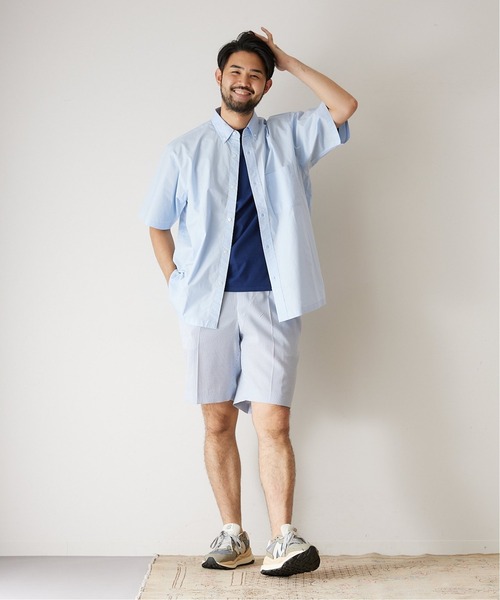 417 EDIFICE（フォーワンセブンエディフィス）の「【ICE COOLING / アイスクーリング】”接触冷感” Tシャツ（Tシャツ/カットソー・メンズ・ホワイト/ネイビー/グリーン/ライトグリーン/サックスブルー・MEDIUM/LARGE/X-LARGE/SMALL）」の20枚目の写真