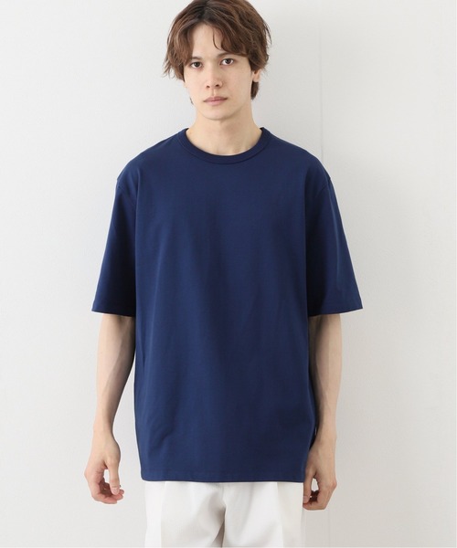 417 EDIFICE（フォーワンセブンエディフィス）の「【ICE COOLING / アイスクーリング】”接触冷感” Tシャツ（Tシャツ/カットソー・メンズ・ホワイト/ネイビー/グリーン/ライトグリーン/サックスブルー・MEDIUM/LARGE/X-LARGE/SMALL）」の10枚目の写真