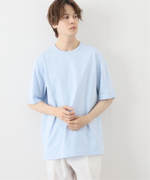 417 EDIFICE（フォーワンセブンエディフィス）の「【ICE COOLING / アイスクーリング】”接触冷感” Tシャツ（Tシャツ/カットソー・メンズ・ホワイト/ネイビー/グリーン/ライトグリーン/サックスブルー・MEDIUM/LARGE/X-LARGE/SMALL）」の11枚目の写真