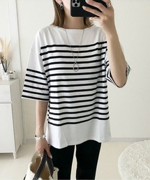 バスクボーダーTシャツ