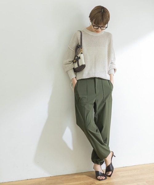 URBAN RESEARCH（アーバンリサーチ）の「メッシュニット（ニット/セーター・レディース・ブラウン/アイボリー/ブルー系その他・FREE）」の7枚目の写真