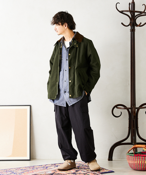 Barbour（バブアー）の「【BARBOUR / バブアー】別注 TRANSPORT JACKET（ブルゾン・メンズ・ブラック/カーキ・40/38/36）」の16枚目の写真