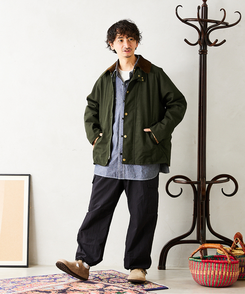 Barbour（バブアー）の「【BARBOUR / バブアー】別注 TRANSPORT JACKET（ブルゾン・メンズ・ブラック/カーキ・40/38/36）」の17枚目の写真