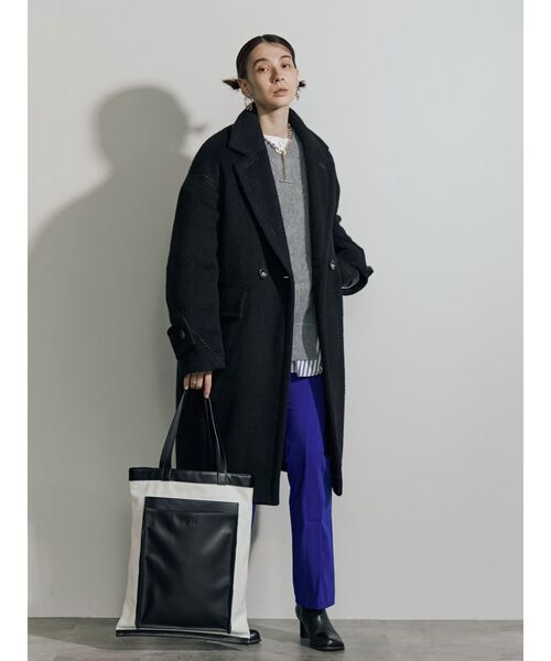 UN3D.（アンスリード）の「ビッグポケットトートバッグ（トートバッグ・レディース・ホワイト/ブラック/グリーン・FREE）」の11枚目の写真