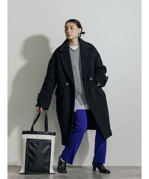 UN3D.（アンスリード）の「ビッグポケットトートバッグ（トートバッグ・レディース・ホワイト/ブラック/グリーン・FREE）」の13枚目の写真