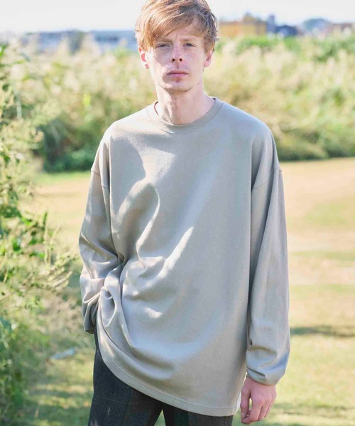 United Athle(ユナイテッドアスレ)の「9.1オンス マグナムウェイト ビッグシルエット ロングスリーブ Tシャツ(2.1インチリブ)442201(Tシャツ/カットソー・メンズ・ホワイト/ブラック/グレー/カーキ・LARGE/X-LARGE)」の17枚目の写真