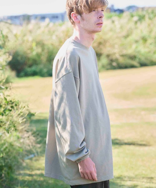 United Athle(ユナイテッドアスレ)の「9.1オンス マグナムウェイト ビッグシルエット ロングスリーブ Tシャツ(2.1インチリブ)442201(Tシャツ/カットソー・メンズ・ホワイト/ブラック/グレー/カーキ・LARGE/X-LARGE)」の18枚目の写真