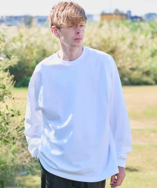 United Athle(ユナイテッドアスレ)の「9.1オンス マグナムウェイト ビッグシルエット ロングスリーブ Tシャツ(2.1インチリブ)442201(Tシャツ/カットソー・メンズ・ホワイト/ブラック/グレー/カーキ・LARGE/X-LARGE)」の6枚目の写真