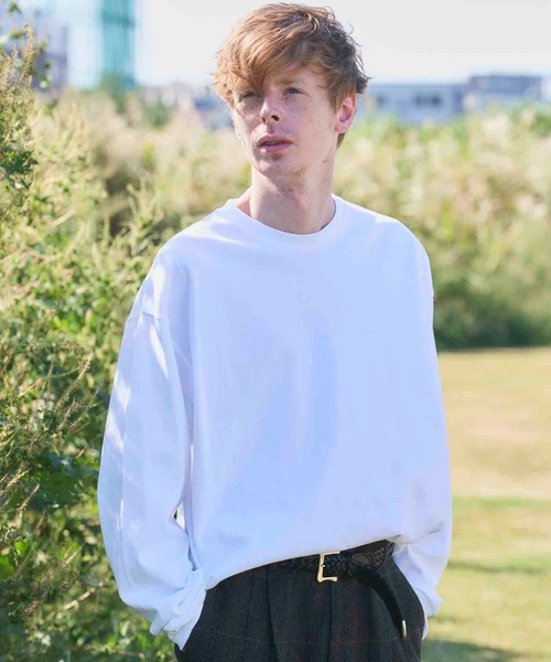 United Athle(ユナイテッドアスレ)の「9.1オンス マグナムウェイト ビッグシルエット ロングスリーブ Tシャツ(2.1インチリブ)442201(Tシャツ/カットソー・メンズ・ホワイト/ブラック/グレー/カーキ・LARGE/X-LARGE)」の8枚目の写真