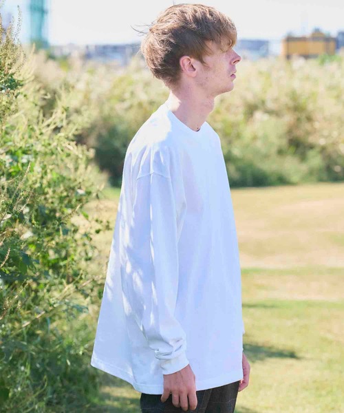 United Athle(ユナイテッドアスレ)の「9.1オンス マグナムウェイト ビッグシルエット ロングスリーブ Tシャツ(2.1インチリブ)442201(Tシャツ/カットソー・メンズ・ホワイト/ブラック/グレー/カーキ・LARGE/X-LARGE)」の11枚目の写真