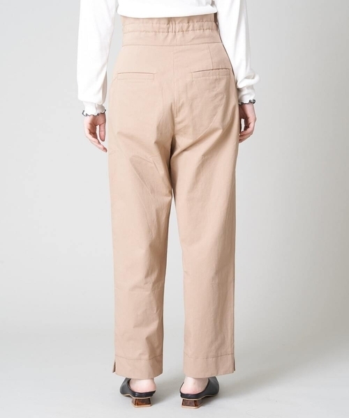 A de a.v.v(アードアー・ヴェ・ヴェ)の「ベルト付きハイウエストストレートパンツ(その他パンツ・レディース・ブラック/ベージュ・38/36)」の9枚目の写真