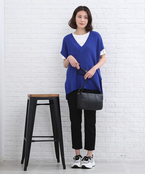 SHOO・LA・RUE(シューラルー)の「◆フェイクレザーキルティングショルダー(ショルダーバッグ・レディース・アイボリー/ブラック/ワインレッド・00)」の20枚目の写真