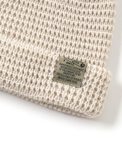 BREEZE（ブリーズ）の「カラバリニット帽（ニットキャップ/ビーニー・キッズ・キャメル/ネイビー/チャコール/カーキ/オレンジ/キナリ・54/58/50）」の13枚目の写真