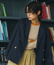 Chaco closet | バイカラーコンパクトリブニット(ニット/セーター)