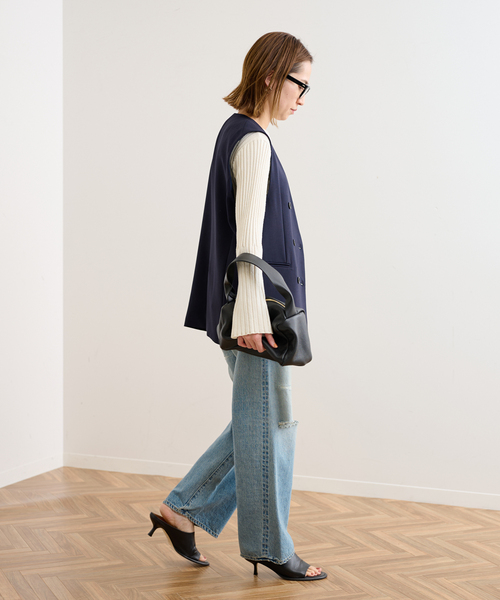 セール】≪追加≫ダブルブレストノーカラーベスト 2（ベスト