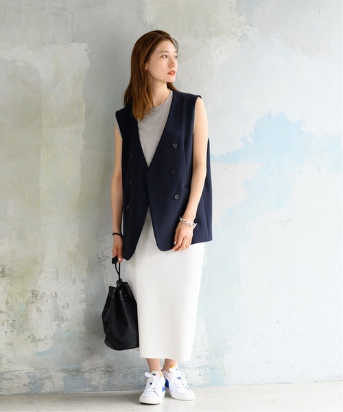 セール】≪追加≫ダブルブレストノーカラーベスト 2（ベスト