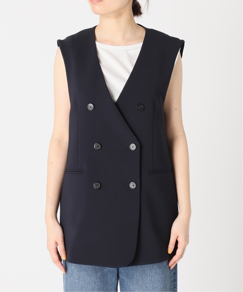 セール】≪追加≫ダブルブレストノーカラーベスト 2（ベスト