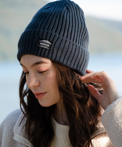 OUTDOOR PRODUCTS(アウトドアプロダクツ)の「【OUTDOOR PRODUCTS/アウトドアプロダクツ】裏フリース ニットキャップ ビーニー(ニットキャップ/ビーニー・メンズ・チャコールグレー/ライトグレー/ブラック/ワイン/オリーブ/ホワイト/ベージュ/ネイビー・FREE)」の12枚目の写真