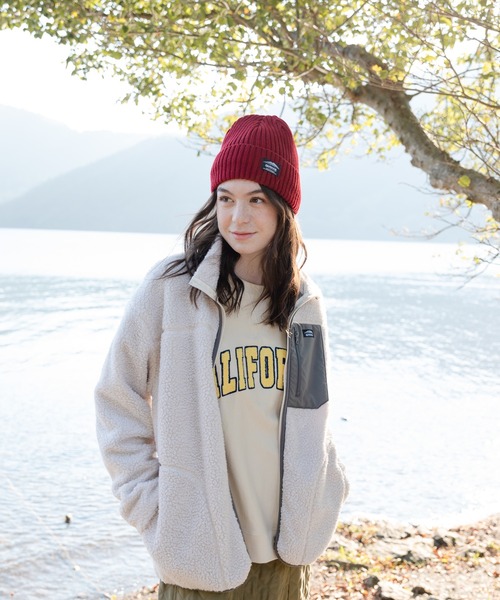 OUTDOOR PRODUCTS(アウトドアプロダクツ)の「【OUTDOOR PRODUCTS/アウトドアプロダクツ】裏フリース ニットキャップ ビーニー(ニットキャップ/ビーニー・メンズ・チャコールグレー/ライトグレー/ブラック/ワイン/オリーブ/ホワイト/ベージュ/ネイビー・FREE)」の13枚目の写真