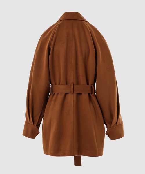 LOW CLASSIC(ロウ クラシック)の「22FW POCKET JACKET - RUST(ステンカラーコート・レディース・ブラウン系その他・S/M)」の2枚目の写真