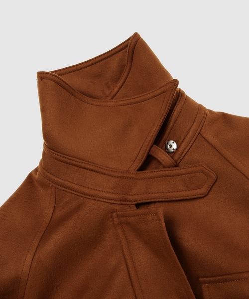 LOW CLASSIC(ロウ クラシック)の「22FW POCKET JACKET - RUST(ステンカラーコート・レディース・ブラウン系その他・S/M)」の3枚目の写真
