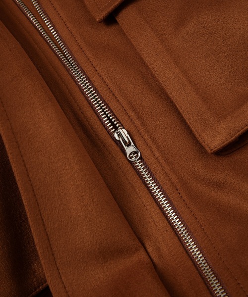 LOW CLASSIC(ロウ クラシック)の「22FW POCKET JACKET - RUST(ステンカラーコート・レディース・ブラウン系その他・S/M)」の4枚目の写真