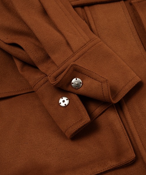 LOW CLASSIC(ロウ クラシック)の「22FW POCKET JACKET - RUST(ステンカラーコート・レディース・ブラウン系その他・S/M)」の5枚目の写真