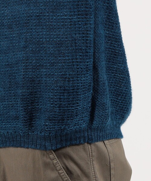 TOMORROWLAND (トゥモローランド)の「knit brary ボーダー スキッパーポロ(ニット/セーター・メンズ・ブラック系その他/イエロー系その他2・L/M)」の10枚目の写真