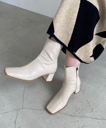 CAPRICIEUX LE'MAGE | センターパイピングショートブーツ(ブーツ)