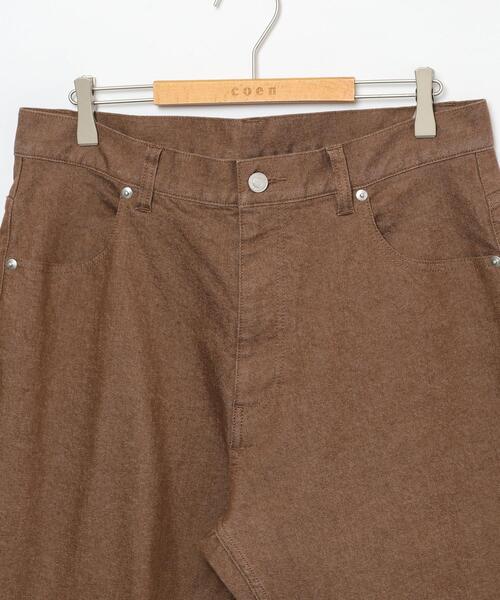 coen（コーエン）の「イージースリム（coen　EASY　SLIM）（チノパンツ・メンズ・ブラック/ダークブラウン/ネイビー・S/M/L/XL）」の6枚目の写真