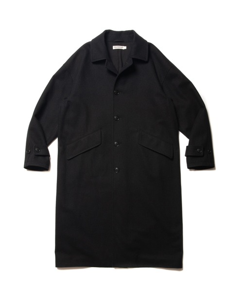 COOTIE PRODUCTIONS(クーティープロダクションズ)の「CA/W Melton Chester Coat(チェスターコート・メンズ・ブラック/グレー/ブラウン・LARGE/MEDIUM/X-LARGE)」の2枚目の写真