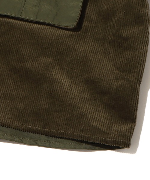 atmos pink（アトモスピンク）の「atmos pink コーデュロイ カーゴシャツ / アトモスピンク コーデュロイ カーゴシャツ（シャツ/ブラウス・レディース・ブラック/ベージュ/カーキ・S/M）」の9枚目の写真