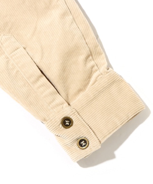 atmos pink（アトモスピンク）の「atmos pink コーデュロイ カーゴシャツ / アトモスピンク コーデュロイ カーゴシャツ（シャツ/ブラウス・レディース・ブラック/ベージュ/カーキ・S/M）」の18枚目の写真