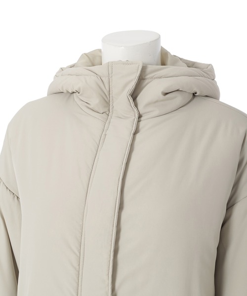 fifth（フィフス）の「中綿モンスターパーカー（ダウンジャケット/コート・レディース・カーキ/ライトベージュ・M）」の16枚目の写真