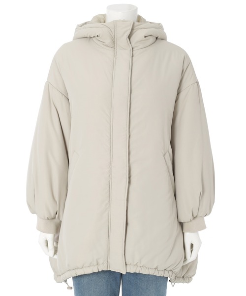 fifth（フィフス）の「中綿モンスターパーカー（ダウンジャケット/コート・レディース・カーキ/ライトベージュ・M）」の11枚目の写真