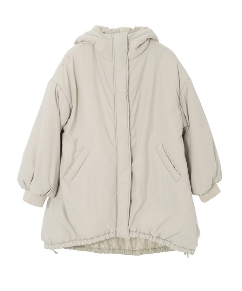 fifth（フィフス）の「中綿モンスターパーカー（ダウンジャケット/コート・レディース・カーキ/ライトベージュ・M）」の12枚目の写真