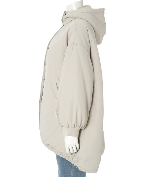 fifth（フィフス）の「中綿モンスターパーカー（ダウンジャケット/コート・レディース・カーキ/ライトベージュ・M）」の14枚目の写真