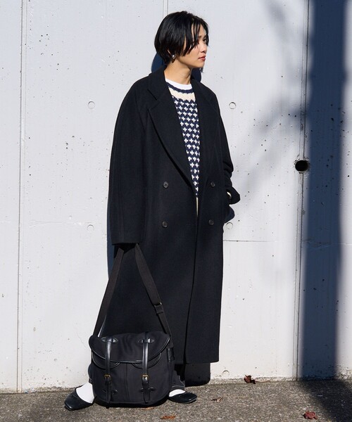 FREAK'S STORE(フリークスストア)の「BASISBROEK/バージスブルック KING/キング(チェスターコート)(チェスターコート・レディース・ブラック/ブラウン/キャメル・1)」の20枚目の写真