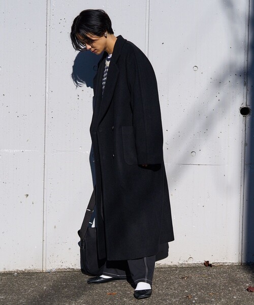 FREAK'S STORE(フリークスストア)の「BASISBROEK/バージスブルック KING/キング(チェスターコート)(チェスターコート・レディース・ブラック/ブラウン/キャメル・1)」の8枚目の写真
