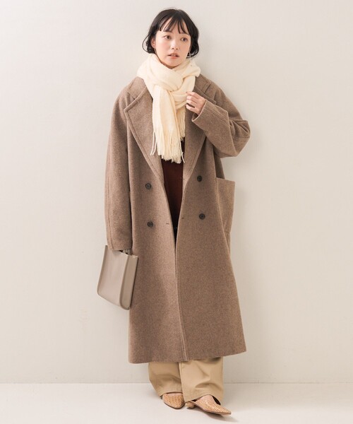 FREAK'S STORE(フリークスストア)の「BASISBROEK/バージスブルック KING/キング(チェスターコート)(チェスターコート・レディース・ブラック/ブラウン/キャメル・1)」の16枚目の写真
