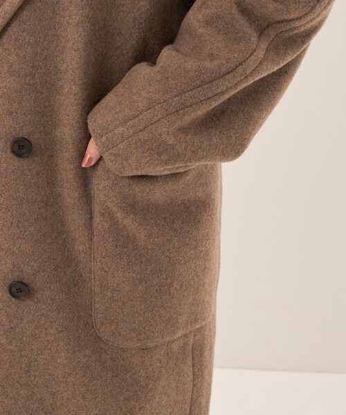 FREAK'S STORE(フリークスストア)の「BASISBROEK/バージスブルック KING/キング(チェスターコート)(チェスターコート・レディース・ブラック/ブラウン/キャメル・1)」の14枚目の写真